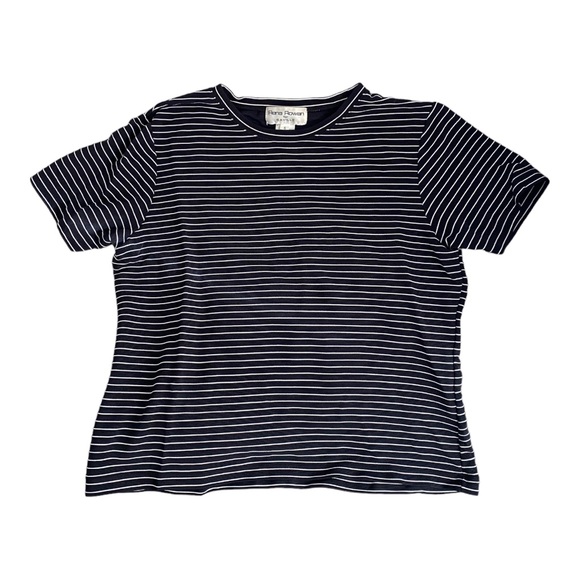VINTAGE RENA ROWAN Striped T-shirt - Picture 4 of 5